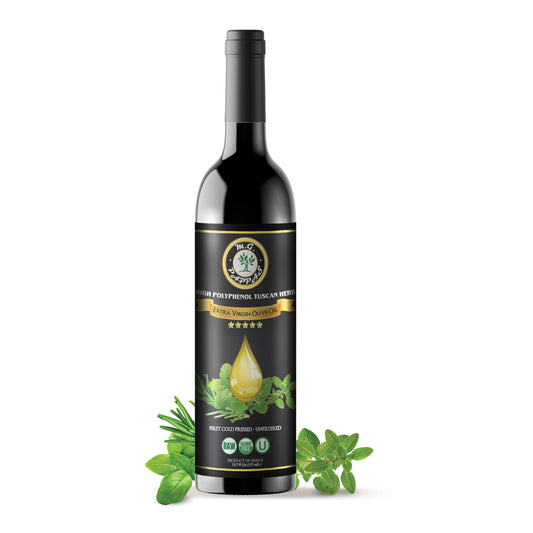High Polyphenol Tuscan Herb Extra Virgin Olive Oil