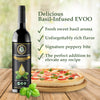 High Polyphenol Basil Extra Virgin Olive Oil - Image 3